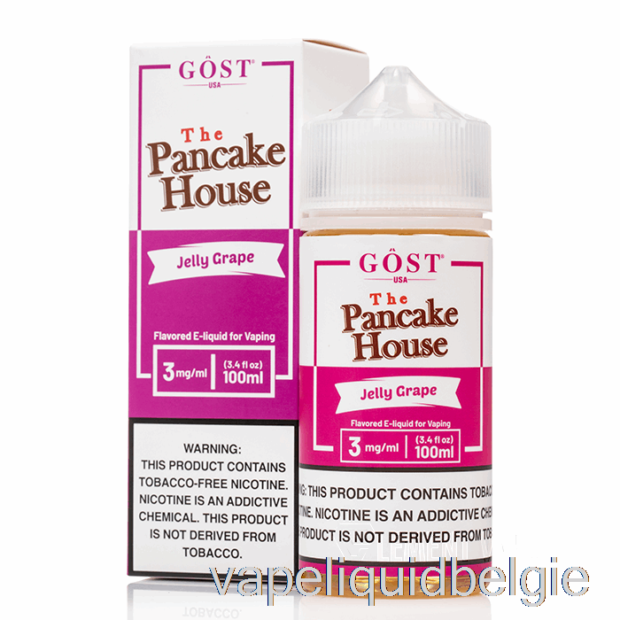 Vape Smaken Gelei Druif - Het Pannenkoekenhuis - Gost Vapor - 100ml 0mg